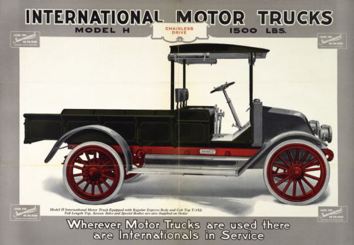 1917 International Auto Advertising